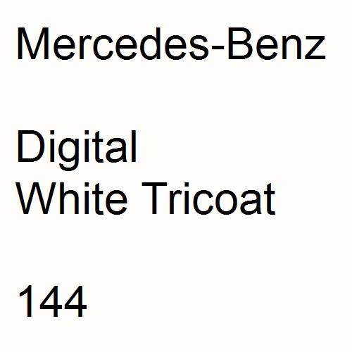 Mercedes-Benz, Digital White Tricoat, 144.